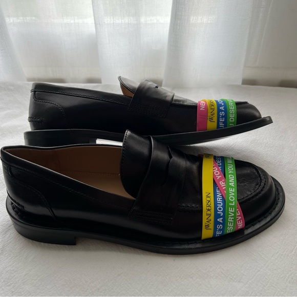 New JW Anderson Elastic Leather loafer in Black size IT 38.5 - Picture 5 of 12